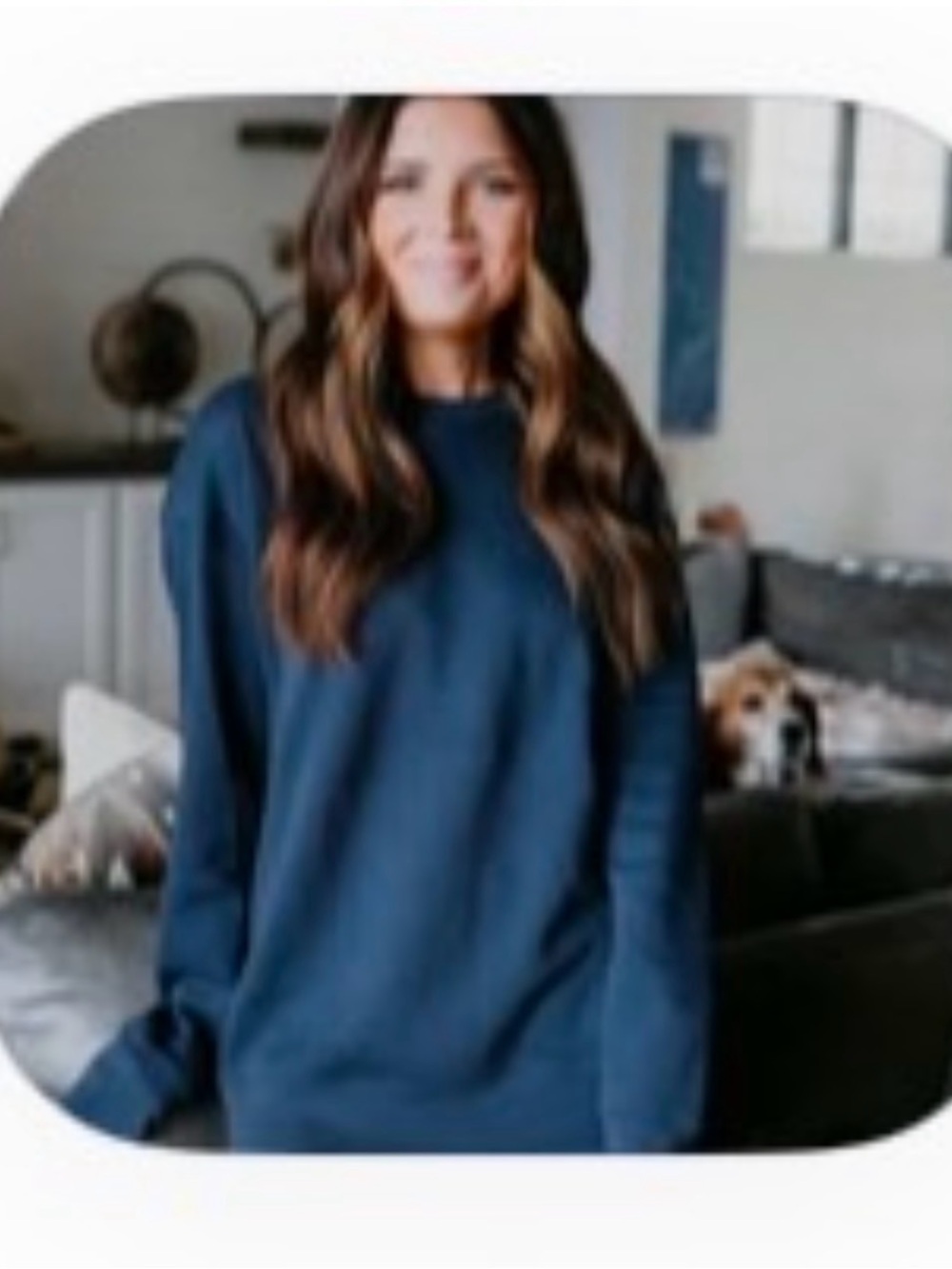 LeMar Sweatshirt by Lily & Lottie Women’s M - Navy Blue